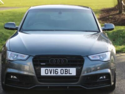 AUDI A5 S LINE BLK ED + TDI QUAT SA ENGINE SIZE 3.0 Litres FUEL DIESEL BODY 2 DOOR COUPE TRANSMISSION SEMI AUTO SEATS 4 COLOUR GREY REG DATE 31/05/2016 72000 Miles OV16 OBL