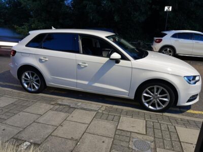 AUDI A3 SPORT TDI ENGINE SIZE 2.0 Litres FUEL DIESEL BODY 5 DOOR HATCHBACK TRANSMISSION MANUAL SEATS 5 COLOUR WHITE REG DATE 15/08/2014 77000 Miles RF14OWK