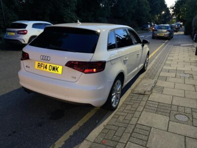 AUDI A3 SPORT TDI ENGINE SIZE 2.0 Litres FUEL DIESEL BODY 5 DOOR HATCHBACK TRANSMISSION MANUAL SEATS 5 COLOUR WHITE REG DATE 15/08/2014 77000 Miles RF14OWK