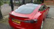 TESLA MODEL S FUEL ELECTRIC BODY 5 DOOR HATCHBACK TRANSMISSION AUTOMATIC SEATS 5 COLOUR RED REG DATE 30/09/2014 105000 miles RK64UYT