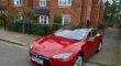 TESLA MODEL S FUEL ELECTRIC BODY 5 DOOR HATCHBACK TRANSMISSION AUTOMATIC SEATS 5 COLOUR RED REG DATE 30/09/2014 105000 miles RK64UYT