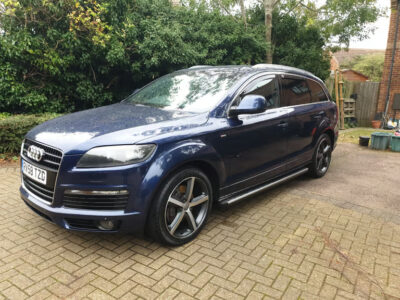 Audi Q7 s-line, black edition, Blue 2008 RV58TZD