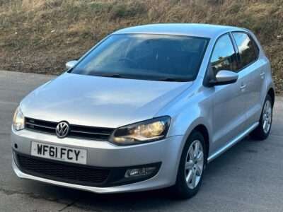 VOLKSWAGEN POLO MATCH TDI ENGINE SIZE 1.2 Litres FUEL DIESEL BODY 5 DOOR HATCHBACK TRANSMISSION MANUAL SEATS 5 COLOUR SILVER REG DATE 17/10/2011 101740 Miles WF61 FCY