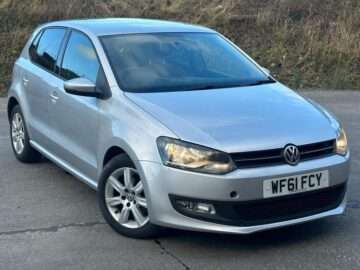 VOLKSWAGEN POLO MATCH TDI ENGINE SIZE 1.2 Litres FUEL DIESEL BODY 5 DOOR HATCHBACK TRANSMISSION MANUAL SEATS 5 COLOUR SILVER REG DATE 17/10/2011 101740 Miles WF61 FCY