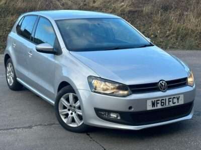 VOLKSWAGEN POLO MATCH TDI ENGINE SIZE 1.2 Litres FUEL DIESEL BODY 5 DOOR HATCHBACK TRANSMISSION MANUAL SEATS 5 COLOUR SILVER REG DATE 17/10/2011 101740 Miles WF61 FCY