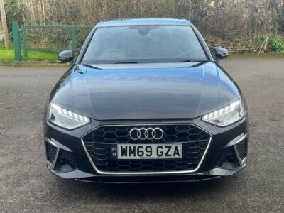 AUDI A4 S LINE 35 TDI S-A ENGINE SIZE 2.0 Litres FUEL DIESEL BODY 4 DOOR SALOON TRANSMISSION SEMI AUTO SEATS 5 COLOUR BLACK REG DATE 14/02/2020 41000 Miles WM69GZA