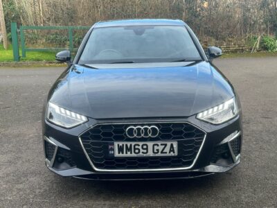 AUDI A4 S LINE 35 TDI S-A ENGINE SIZE 2.0 Litres FUEL DIESEL BODY 4 DOOR SALOON TRANSMISSION SEMI AUTO SEATS 5 COLOUR BLACK REG DATE 14/02/2020 41000 Miles WM69GZA