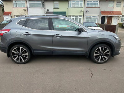 NISSAN QASHQAI TEKNA DCI CVT ENGINE SIZE 1.6 Litres FUEL DIESEL BODY 5 DOOR HATCHBACK TRANSMISSION CVT SEATS 5 COLOUR GREY REG DATE 04/02/2016 81520 Miles YL65 MRX