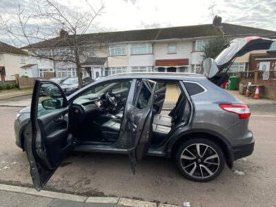 NISSAN QASHQAI TEKNA DCI CVT ENGINE SIZE 1.6 Litres FUEL DIESEL BODY 5 DOOR HATCHBACK TRANSMISSION CVT SEATS 5 COLOUR GREY REG DATE 04/02/2016 81520 Miles YL65 MRX