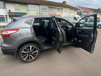 NISSAN QASHQAI TEKNA DCI CVT ENGINE SIZE 1.6 Litres FUEL DIESEL BODY 5 DOOR HATCHBACK TRANSMISSION CVT SEATS 5 COLOUR GREY REG DATE 04/02/2016 81520 Miles YL65 MRX