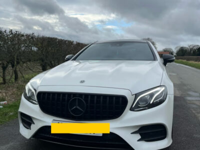 MERCEDES-BENZ, E 300, AMG LINE, PREMIUM +, AUTO, ENGINE SIZE 2.0 Litres FUEL PETROL BODY 2 DOOR COUPE TRANSMISSION AUTOMATIC SEATS 4 COLOUR WHITE REG DATE 11/10/2018 Lincolnshire, X27MBM