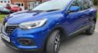 RENAULT KADJAR EQUILIBRE TCE AUTO ENGINE SIZE 1.3 Litres FUEL PETROL BODY 5 DOOR HATCHBACK TRANSMISSION AUTOMATIC SEATS 5 COLOUR BLUE REG DATE 29/07/2022 3,900 miles MM22 XPU