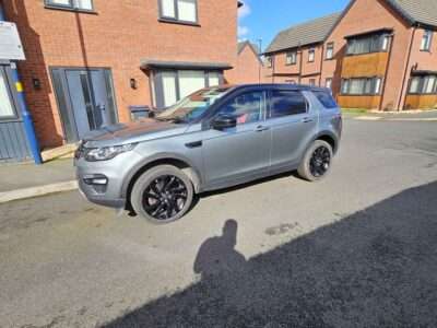 LAND ROVER DISCO-Y SPORT BLACK HSE TD4 A ENGINE SIZE 2.0 Litres FUEL DIESEL BODY 5 DOOR ESTATE TRANSMISSION AUTOMATIC SEATS 7 COLOUR GREY REG DATE 01/09/2016 RK66 TYZ