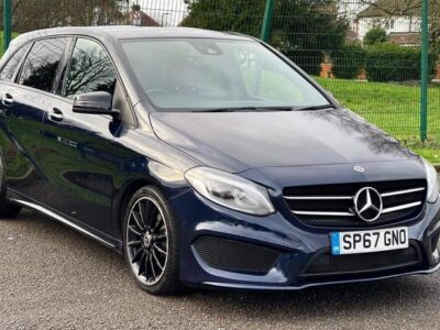 MERCEDES-BENZ B 180 AMG LINE PREMIUM D AUTO ENGINE SIZE 1.5 Litres FUEL DIESEL BODY 5 DOOR MPV TRANSMISSION AUTOMATIC SEATS 5 COLOUR BLUE REG DATE 13/12/2017 79130 miles SP67GNO