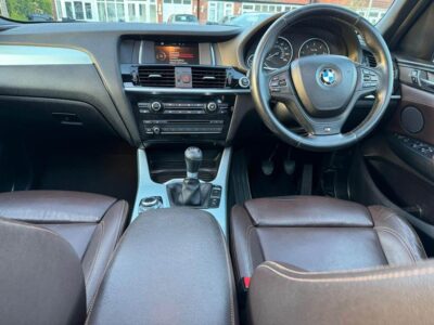 BMW X3 X DRIVE 20D M SPORT ENGINE SIZE 2.0 Litres FUEL DIESEL BODY 5 DOOR ESTATE TRANSMISSION MANUAL SEATS 5 COLOUR WHITE REG DATE 17/11/2014 185000 Miles KM64 YXB