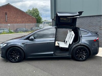 TESLA MODEL X 100D ENGINE SIZE N/A FUEL ELECTRIC BODY 5 DOOR HATCHBACK TRANSMISSION AUTOMATIC SEATS 7 COLOUR GREY REG DATE 12/10/2018 64000 Miles GU68 SCX