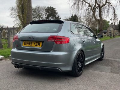 AUDI S3 QUATTRO AUTO ENGINE SIZE 2.0 Litres FUEL PETROL BODY 5 DOOR HATCHBACK TRANSMISSION AUTOMATIC SEATS 5 COLOUR GREY REG DATE 29/01/2010 118740 Miles OV59 YZM