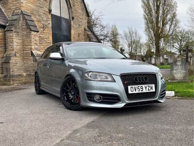 AUDI S3 QUATTRO AUTO ENGINE SIZE 2.0 Litres FUEL PETROL BODY 5 DOOR HATCHBACK TRANSMISSION AUTOMATIC SEATS 5 COLOUR GREY REG DATE 29/01/2010 118740 Miles OV59 YZM