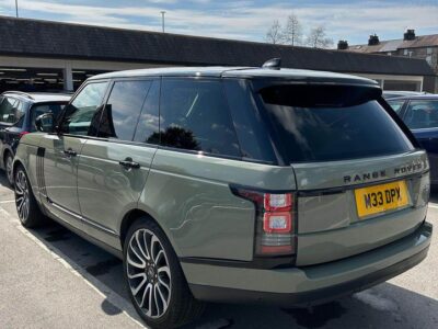 LAND ROVER RANGE ROVER VOGUE SE TDV6 AUTO ENGINE SIZE 3.0 Litres FUEL DIESEL BODY 5 DOOR ESTATE TRANSMISSION AUTOMATIC SEATS 5 COLOUR BLACK REG DATE 29/03/2018 74000 Miles FX18 XLV