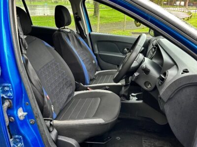 DACIA SANDERO STEPWAY COMFORT TCE ENGINE SIZE 0.9 Litres FUEL PETROL BODY 5 DOOR HATCHBACK TRANSMISSION MANUAL SEATS 5 COLOUR BLUE REG DATE 31/12/2018 50500 Miles SD68VFE