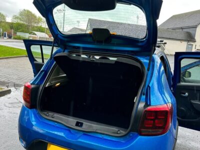 DACIA SANDERO STEPWAY COMFORT TCE ENGINE SIZE 0.9 Litres FUEL PETROL BODY 5 DOOR HATCHBACK TRANSMISSION MANUAL SEATS 5 COLOUR BLUE REG DATE 31/12/2018 50500 Miles SD68VFE