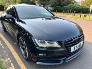 AUDI A7 S LINE TDI AUTO  ENGINE SIZE 3.0 Litres FUEL DIESEL BODY 5 DOOR HATCHBACK TRANSMISSION AUTOMATIC SEATS 4 COLOUR BLACK REG DATE 31/10/2011 A7 ABT 108,700 Miles  London