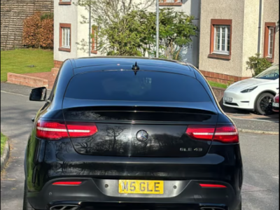 MERCEDES-BENZ AMG GLE 43 4MATIC A MERCEDES-BENZ AMG GLE 43 4MATIC ENGINE SIZE 3.0 Litres FUEL PETROL BODY 4 DOOR COUPE TRANSMISSION AUTOMATIC SEATS 5 COLOUR BLACK REG DATE 27/01/2017 65110 Miles BLACK LY66 UHR