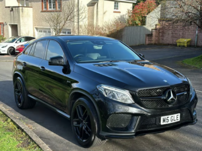 MERCEDES-BENZ AMG GLE 43 4MATIC A MERCEDES-BENZ AMG GLE 43 4MATIC ENGINE SIZE 3.0 Litres FUEL PETROL BODY 4 DOOR COUPE TRANSMISSION AUTOMATIC SEATS 5 COLOUR BLACK REG DATE 27/01/2017 65110 Miles BLACK LY66 UHR