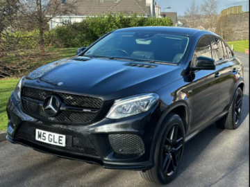 MERCEDES-BENZ AMG GLE 43 4MATIC A MERCEDES-BENZ AMG GLE 43 4MATIC ENGINE SIZE 3.0 Litres FUEL PETROL BODY 4 DOOR COUPE TRANSMISSION AUTOMATIC SEATS 5 COLOUR BLACK REG DATE 27/01/2017 65110 Miles BLACK LY66 UHR