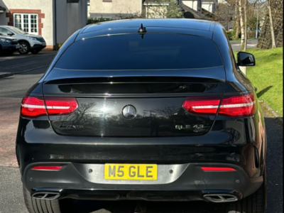 MERCEDES-BENZ AMG GLE 43 4MATIC A MERCEDES-BENZ AMG GLE 43 4MATIC ENGINE SIZE 3.0 Litres FUEL PETROL BODY 4 DOOR COUPE TRANSMISSION AUTOMATIC SEATS 5 COLOUR BLACK REG DATE 27/01/2017 65110 Miles BLACK LY66 UHR