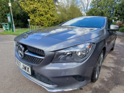 MERCEDES-BENZ CLA 180 SPORT ENGINE SIZE 1.6 Litres FUEL PETROL BODY 5 DOOR ESTATE TRANSMISSION MANUAL SEATS 5 COLOUR GREY REG DATE 09/02/2018 55640 Miles KO67 JWX