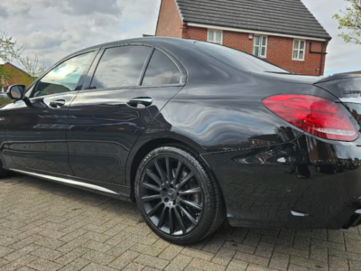 MERCEDES-BENZ AMG C 43 PREMIUM 4MATIC AUTO ENGINE SIZE 3.0 Litres FUEL PETROL BODY 4 DOOR SALOON TRANSMISSION AUTOMATIC SEATS 5 COLOUR BLACK REG DATE 02/09/2016 69330 Miles PX66 LML