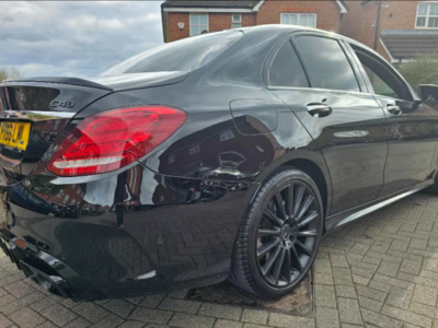 MERCEDES-BENZ AMG C 43 PREMIUM 4MATIC AUTO ENGINE SIZE 3.0 Litres FUEL PETROL BODY 4 DOOR SALOON TRANSMISSION AUTOMATIC SEATS 5 COLOUR BLACK REG DATE 02/09/2016 69330 Miles PX66 LML