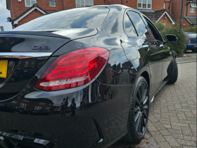 MERCEDES-BENZ AMG C 43 PREMIUM 4MATIC AUTO ENGINE SIZE 3.0 Litres FUEL PETROL BODY 4 DOOR SALOON TRANSMISSION AUTOMATIC SEATS 5 COLOUR BLACK REG DATE 02/09/2016 69330 Miles PX66 LML