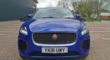 JAGUAR E-PACE R-DYNAMIC I AWD AUTO ENGINE SIZE 2.0 Litres FUEL PETROL BODY 5 DOOR ESTATE TRANSMISSION AUTOMATIC SEATS 5 COLOUR BLUE REG DATE 30/03/2018 26300 Miles YK18 UWY