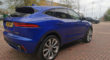 JAGUAR E-PACE R-DYNAMIC I AWD AUTO ENGINE SIZE 2.0 Litres FUEL PETROL BODY 5 DOOR ESTATE TRANSMISSION AUTOMATIC SEATS 5 COLOUR BLUE REG DATE 30/03/2018 26300 Miles YK18 UWY