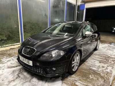 SEAT LEON FR TSI ENGINE SIZE 2.0 Litres FUEL PETROL BODY 5 DOOR HATCHBACK TRANSMISSION MANUAL SEATS 5 COLOUR BLACK REG DATE 18/03/2011 61500 miles DG11 FXE