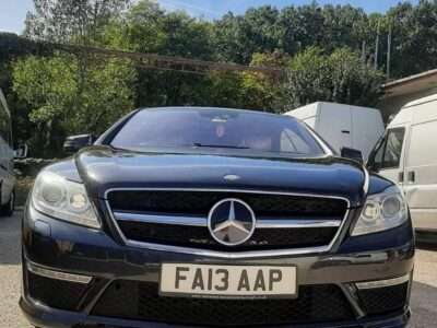 MERCEDES-BENZ MODEL CL63 AMG V8 BI TURBO AUTO ENGINE CC 5461 cc ENGINE SIZE 5.5 Litres FUEL PETROL BODY 2 DOOR COUPE TRANSMISSION AUTOMATIC SEATS 4 COLOUR BLACK REG DATE 01/03/2013 FA13 AAP