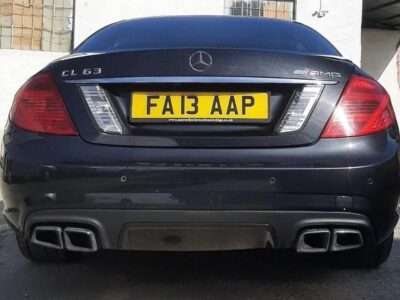 MERCEDES-BENZ MODEL CL63 AMG V8 BI TURBO AUTO ENGINE CC 5461 cc ENGINE SIZE 5.5 Litres FUEL PETROL BODY 2 DOOR COUPE TRANSMISSION AUTOMATIC SEATS 4 COLOUR BLACK REG DATE 01/03/2013 FA13 AAP