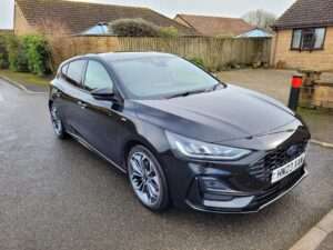 FORD FOCUS ST-LINE X EDITION MHEV  HN23 XAW  ENGINE SIZE 1.0 Litres FUEL PETROL BODY 5 DOOR HATCHBACK TRANSMISSION MANUAL SEATS 5 COLOUR BLACK REG DATE 19/04/2023