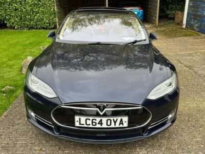 Tesla Model S FUEL ELECTRIC BODY 5 DOOR HATCHBACK TRANSMISSION AUTOMATIC SEATS 5 COLOUR BLUE REG DATE 26/02/2015 40800 miles LC64 OYA