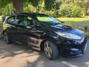 FORD FIESTA ST TURBO BLACK, 2015-  NK64 EFU  104,575 miles,1.6 Litres PETROL 3 DOOR HATCHBACK MANUAL