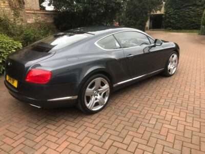 BENTLEY CONTINENTAL GT MDS AUTO ENGINE SIZE 6.0 Litres FUEL PETROL/ALCOHOL BODY 2 DOOR COUPE TRANSMISSION AUTOMATIC SEATS 4 COLOUR BLACK REG DATE 02/09/2011 25250 miles SPH 9F