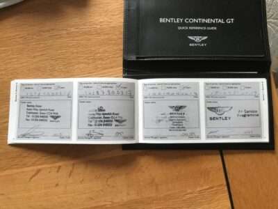 BENTLEY CONTINENTAL GT MDS AUTO ENGINE SIZE 6.0 Litres FUEL PETROL/ALCOHOL BODY 2 DOOR COUPE TRANSMISSION AUTOMATIC SEATS 4 COLOUR BLACK REG DATE 02/09/2011 25250 miles SPH 9F