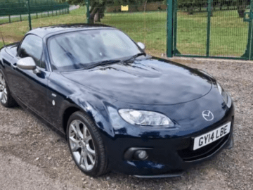 MAZDA MX-5 I RD-TER SPORT VENTURE ED ENGINE CC 1999 cc ENGINE SIZE 2.0 Litres FUEL PETROL BODY 2 DOOR CONVERTIBLE TRANSMISSION MANUAL SEATS 2 REG DATE 30/04/2014 47996 miles GY14 LBE