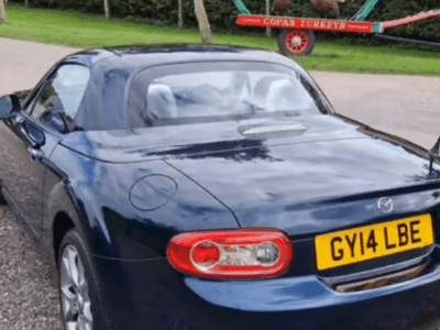 MAZDA MX-5 I RD-TER SPORT VENTURE ED ENGINE CC 1999 cc ENGINE SIZE 2.0 Litres FUEL PETROL BODY 2 DOOR CONVERTIBLE TRANSMISSION MANUAL SEATS 2 REG DATE 30/04/2014 47996 miles GY14 LBE