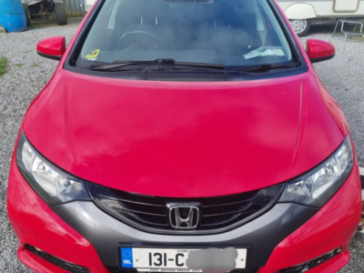 Red Honda Civic 2013, 131 C 2381, 20 photos