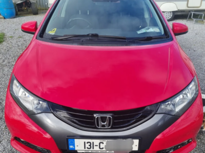 Red Honda Civic 2013, 131 C 2381, 20 photos