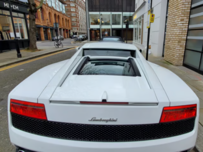 Lamborghini GALLARDO LP-560 FUEL PETROL BODY DOOR SEATS 2 COLOUR WHITE REG DATE 30/09/2010 38700 Miles GN60AOK 