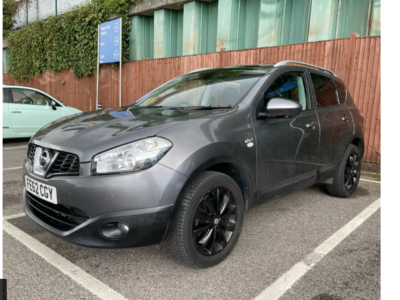 NISSAN QASHQAI N-TEC+ CVT ENGINE SIZE 1.6 Litres FUEL PETROL BODY 5 DOOR HATCHBACK TRANSMISSION CVT SEATS 5 COLOUR GREY REG DATE 26/10/2012 72350 Miles FE62CGY